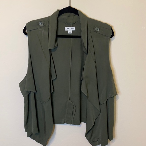 Ava & Viv Tops - Womens Ava & Viv Surplus Drape Vest